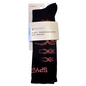 Spyder Kids Size XS Ski Performance Socks NWT Girls Shoe 6- 8.5